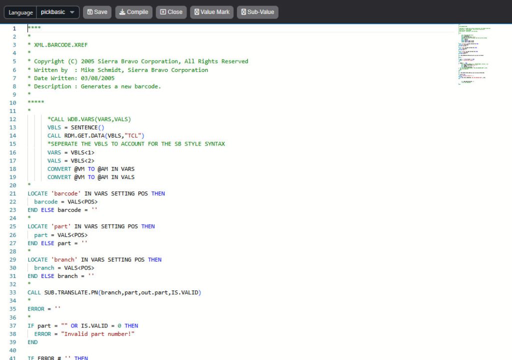 Web Term – RDM Infinity