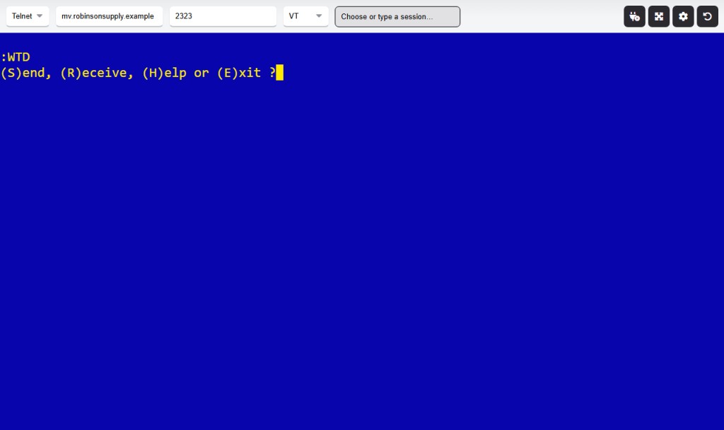 webterm-wtd-start-4a43a9b0 WTD run bare at TCL, asking for the direction